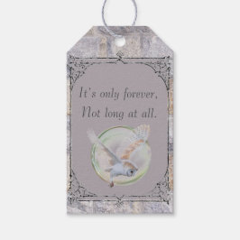 迷路は永遠のフクロウ結婚だけだ ギフトタグ