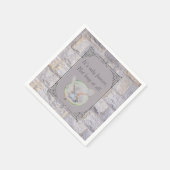 迷路は永遠のフクロウ結婚だけだ スタンダードカクテルナプキン (角)