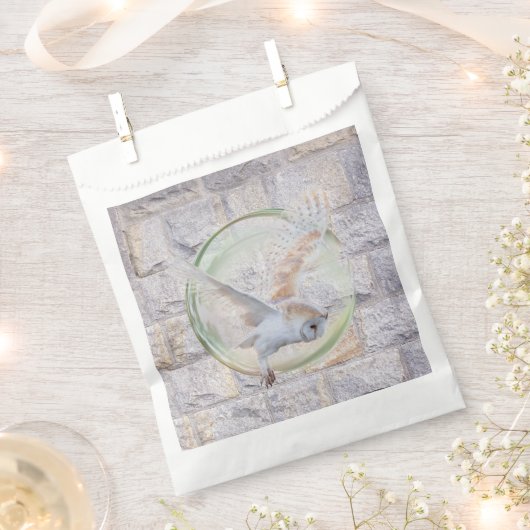 迷路は永遠のフクロウ結婚だけだ フェイバーバッグ (クリップ留めされた状態)