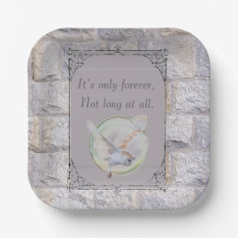 迷路は永遠のフクロウ結婚だけだ ペーパープレート