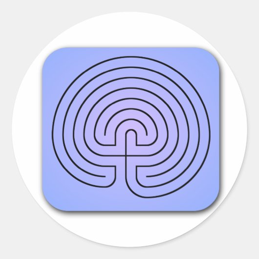 迷路クラシカル ラウンドシール (正面)