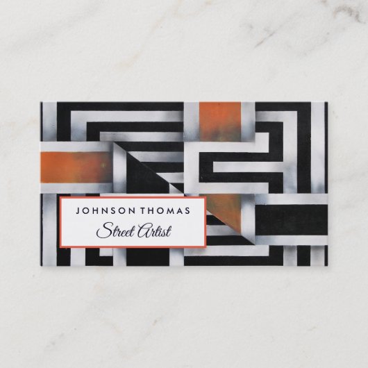 迷路パタトリップ（幻覚体験）のようなーン、プロフェッショナルアーティスト 名刺 (正面)