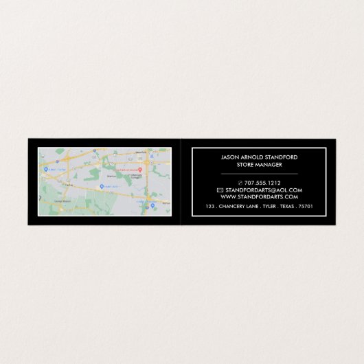 迷路パタトリップ（幻覚体験）のようなーン，美術用品店，詳細 名刺 (内部フラット)