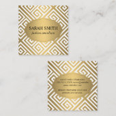迷路パターン スクエア名刺 (正面/裏面)