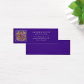 迷路モザイクミニ名刺 – 紫 (デスク)