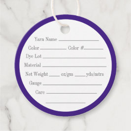 迷路モザイク2"丸い糸ラベル フェイバータグ