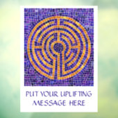 迷路モザイク8x11窓の固定+文字 ウィンドウサイン (シート3)