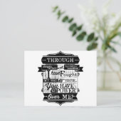 迷路引用文私に力がない ポストカード (スタンド正面)