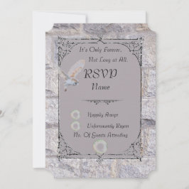 迷路永遠の結婚式RSVPカード