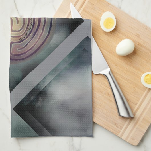 迷路記号 キッチンタオル (四つ折り)