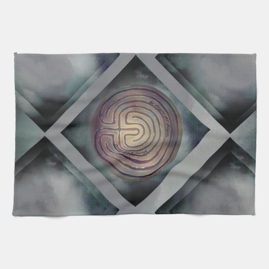 迷路記号 キッチンタオル (横)