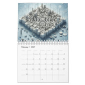 迷路 カレンダー (2月 2027)