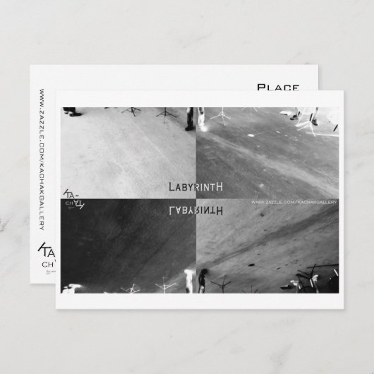 迷路 ポストカード (正面/裏面)