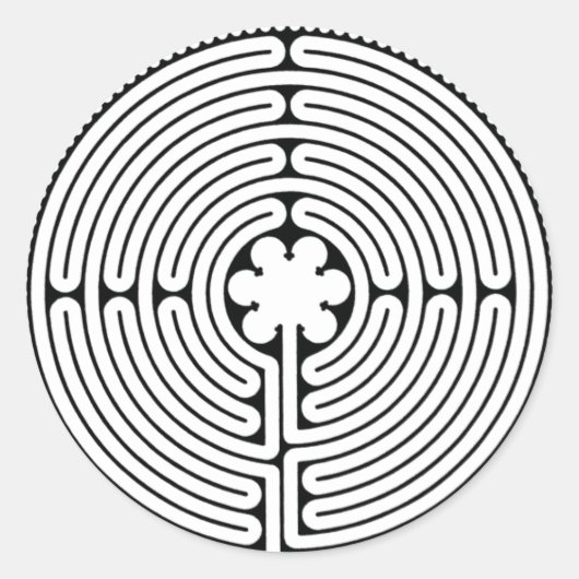 迷路 ラウンドシール (正面)