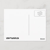 迷路、最も抵抗の少ない道 ポストカード (裏面)