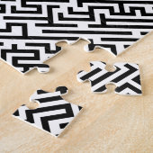 迷路-白黒パターン ジグソーパズル (側面)