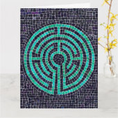 迷路IIIビッググリーティングカード カード (黄色い花)