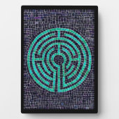 迷路III 5x7イーゼル付きプラーク – 黒 フォトプラーク (正面)