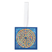 迷路IV木製キューブオーナメント キューブオーナメント (正面)