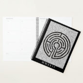 迷路VII 8.5x11プランナー+文字/黒 プランナー手帳 (ディスプレー)