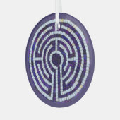 迷路VIIIガラスサークルオーナメント ガラスオーナメント (正面左)