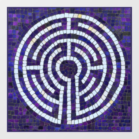 迷路VIII 12x12窓の固定 ウィンドウサイン (シート)