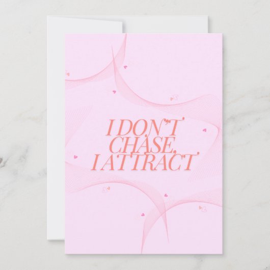 追いかけるな、引き付ける シーズンカード (正面)