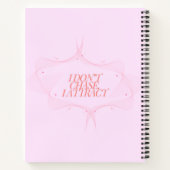 追いかけるな、引き付ける ノートブック (裏面)