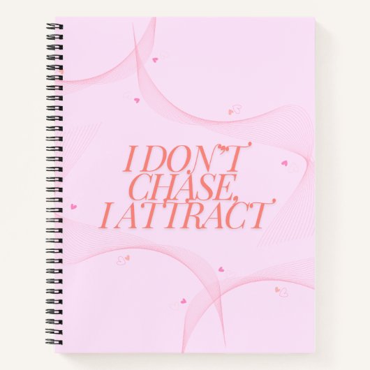追いかけるな、引き付ける ノートブック (正面)