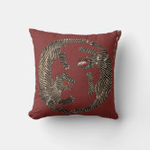 追いかけるタイガース田口田茂木麻留音 クッション (正面)