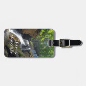 追いかける滝マウンテンフォト ラゲッジタグ (正面横)
