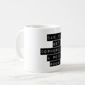 追い詰められるか コーヒーマグカップ (正面左)