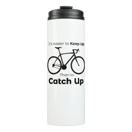 追い詰めるよりも追い詰め保る方がサイクリング タンブラー (正面)