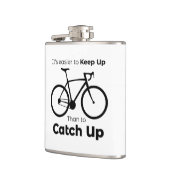 追い詰めるよりも追い詰め保る方がサイクリング フラスク (左)