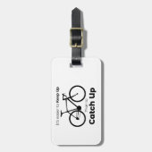 追い詰めるよりも追い詰め保る方がサイクリング ラゲッジタグ (正面縦)