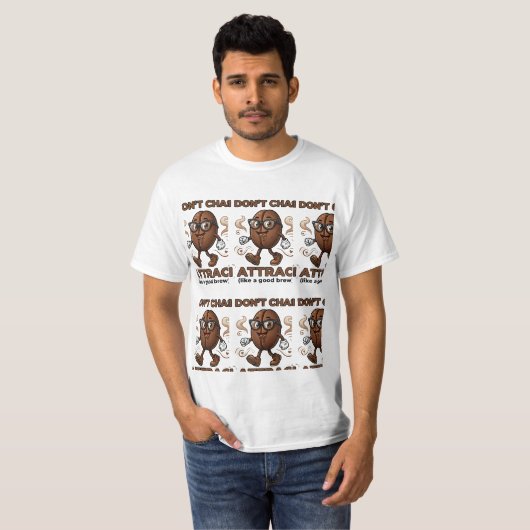 追わない、惹きつける Tシャツ (正面フル)