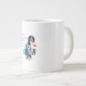 追加された傘のキャンディジャー ジャンボコーヒーマグカップ (正面右)