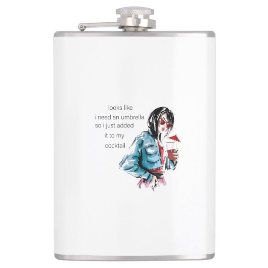 追加された傘のキャンディジャー フラスク (正面)