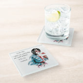 追加された傘コースター澄んター ガラスコースター (アングル)