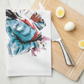 追加された傘 キッチンタオル (四つ折り)