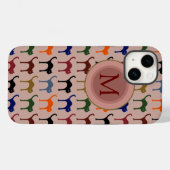 追加するイニシャル Case-Mate iPhoneケース (裏面 (横))