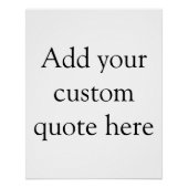 追加するカスタム引用文ここに名前を追加文字 ポスター (正面)