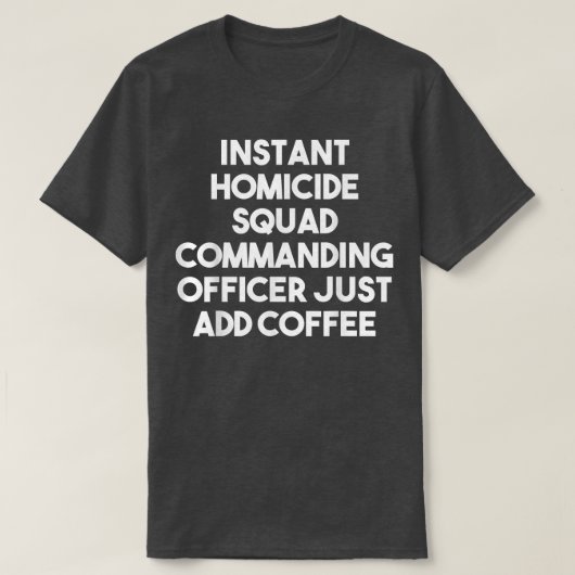 追加の即刻殺人分隊長 Tシャツ (デザイン正面)