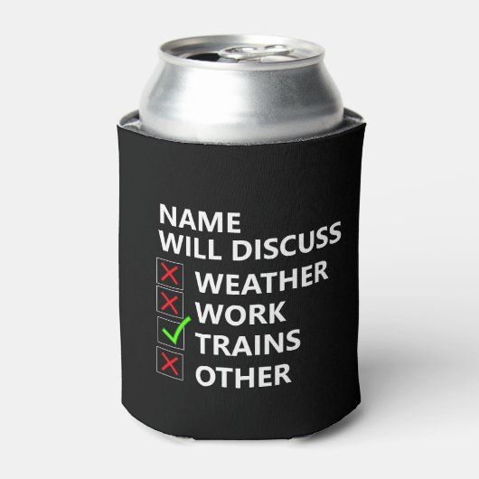 追加の名前が議論する – 電車の蒸気ディーゼルモデル 缶クーラー (缶正面)