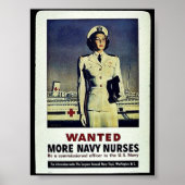 追加の海軍のナース ポスター (正面)