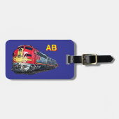 追加イニシャル名&詳細 – ディーゼル機関車 ラゲッジタグ (正面横)