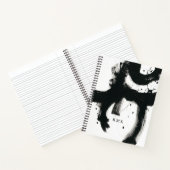 追加イニシャル |オニキスジェスチャ ノートブック (内部)