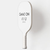 追加カップル名の結婚式パーティーの場所都市gのゲーム ピックルボールラケット (左)