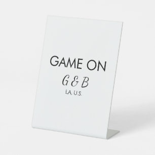 追加カップル名の結婚式パーティーの場所都市gのゲーム 台座サイン