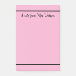 追加先生名のシンプル注ミニマル縁どで ポストイット